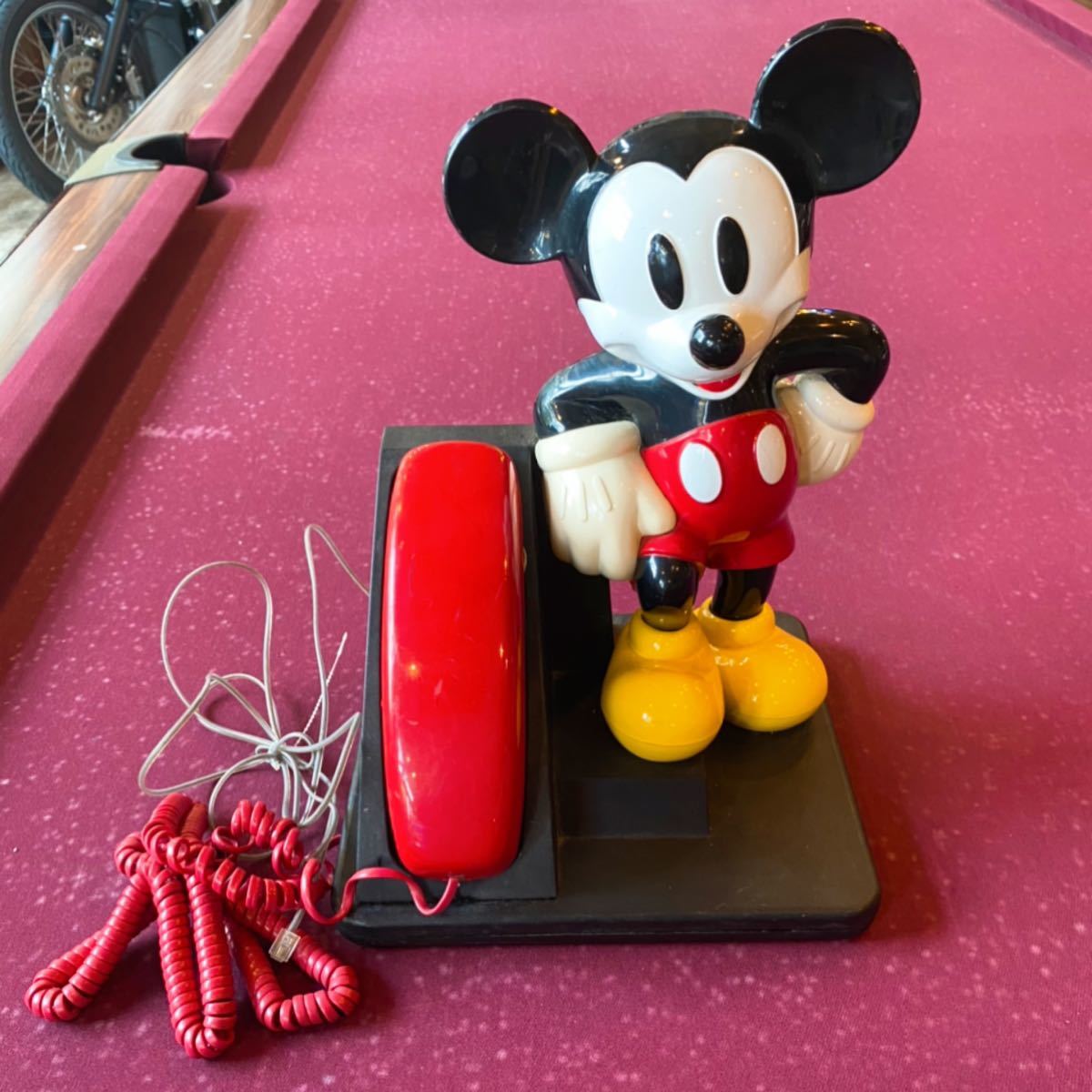 経典 DISNEY ミッキーマウス電話機 レトロ 電話 電話機