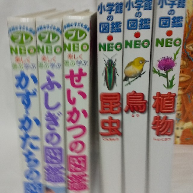  иллюстрированная книга книга@7 шт. комплект тело человека книга с картинками растения птица насекомое .. и ... число ... pre NEO Shogakukan Inc.. иллюстрированная книга NEO из .. ....... только .
