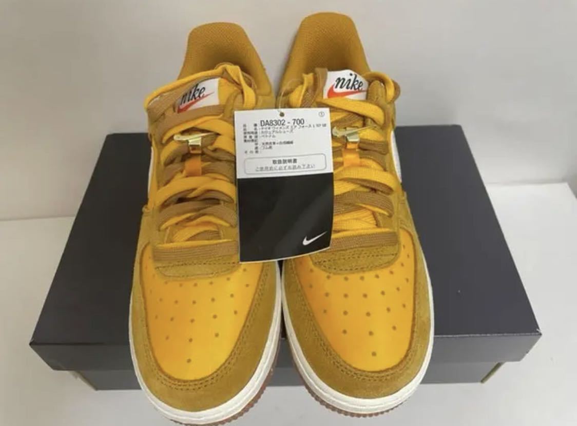 【送料無料】【新品】24㎝ NIKE WMNS AIR FORCE 1 LOW FIRST USE ナイキ ウィメンズ エア フォース1 ロー ファーストユーズ ゴールド