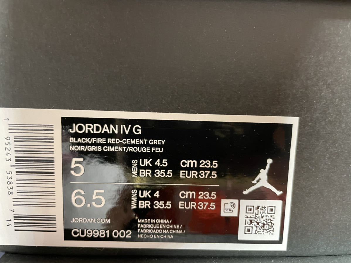 [ free shipping ][ new goods ]23.5.Nike AirJordan4 Golf Bred Nike air Jordan 4 Golf bread 