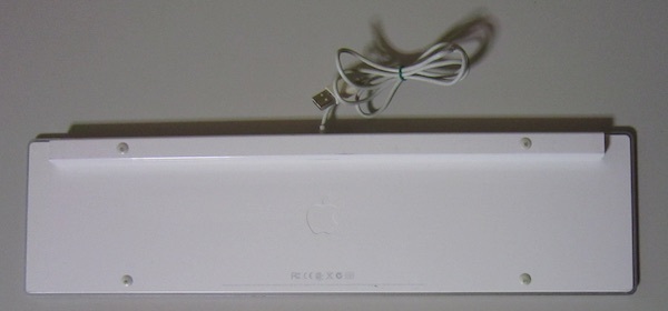 2514 ジャンク Apple純正 USB日本語キーボード テンキー付き アルミニウム A1243 部品取りにの画像2