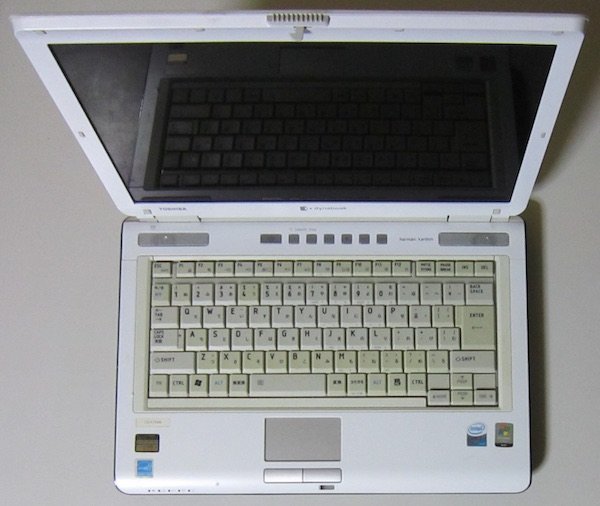 2760 液晶表示不良ジャンク 東芝 dynabook CX/47ABB PACX47ALVBB Core2Duo1.66GHz/512MB WindowsVistaHomeBasic COA