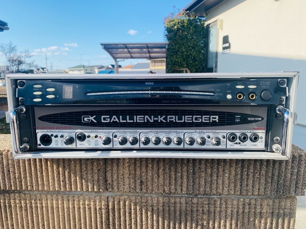 GALLIEN-KRUEGER 1001RB II + KORG DTR-2000(フロントインプット故障