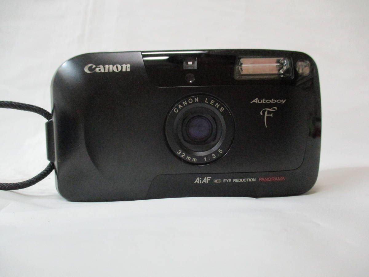 ■IK キヤノン Autoboy F カメラ オートボーイf レトロ / CANON LENS 32㎜ 1:3:5 / AiAF RED EYE REDUCTION PANORAMA / ジャンク扱い