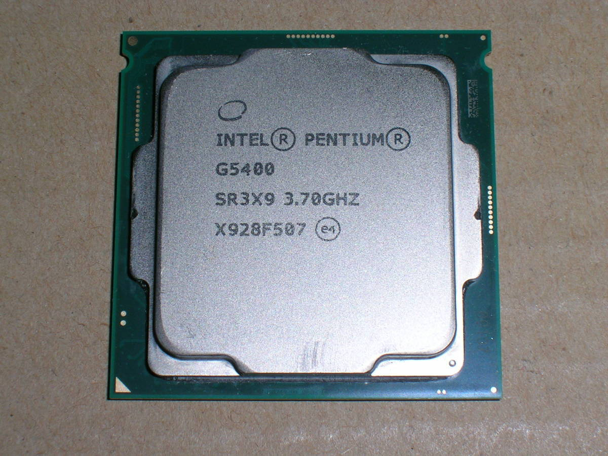 【動作確認済】Intel Pentium GOLD G5400 3.7GHz 2C4T CPU Coffee lake LGA1151 中古品