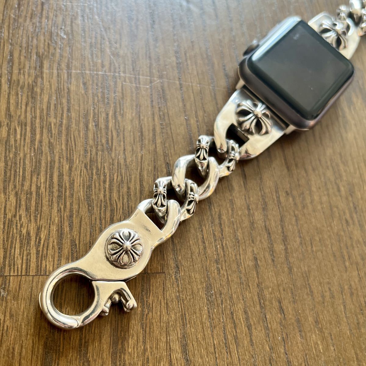シルバー925 アップルウォッチ用バンド クロス ファンシー シルバー925 アップルウォッチ用バンド クロス ファンシー