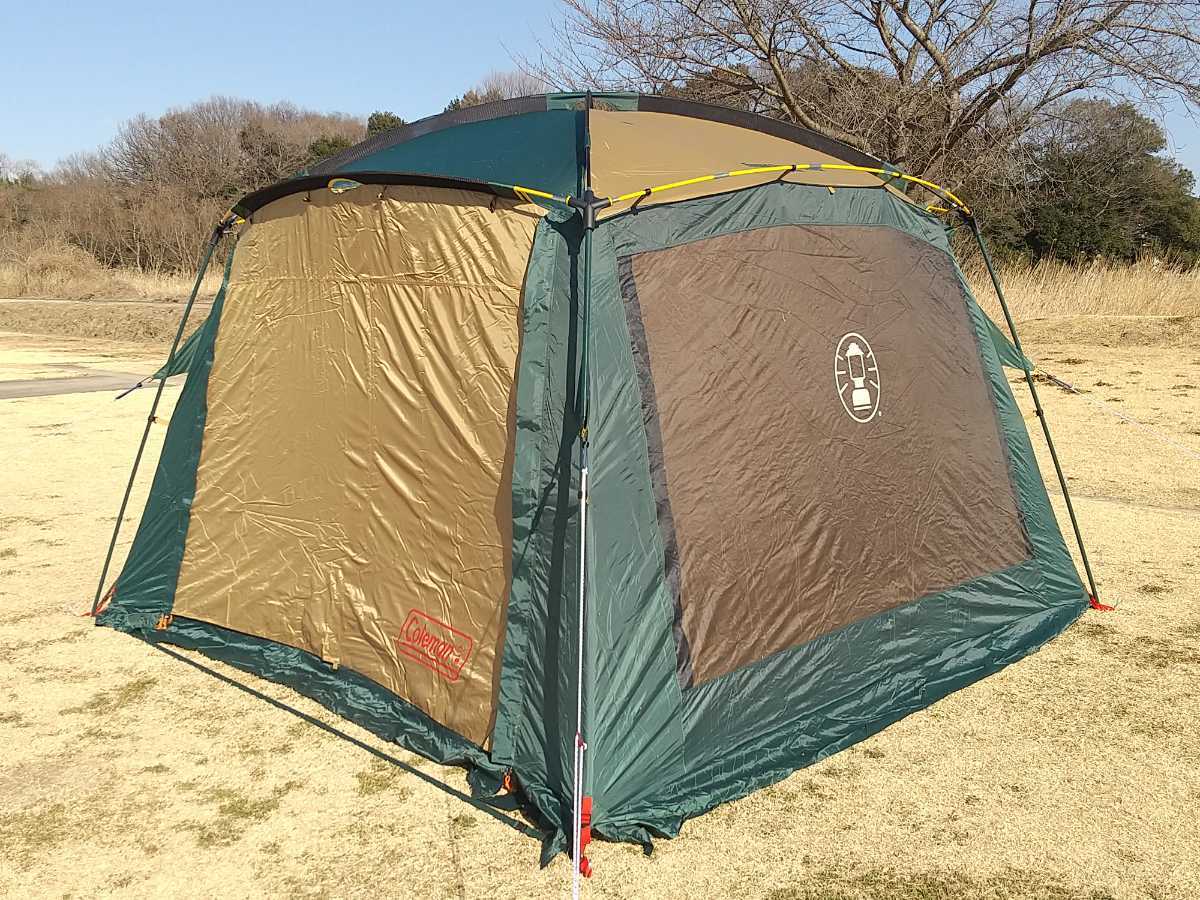 Coleman コールマン ラウンドスクリーン 320EX PLUS 設営確認 Coleman コールマン ラウンドスクリーン 320EX PLUS 設営確認