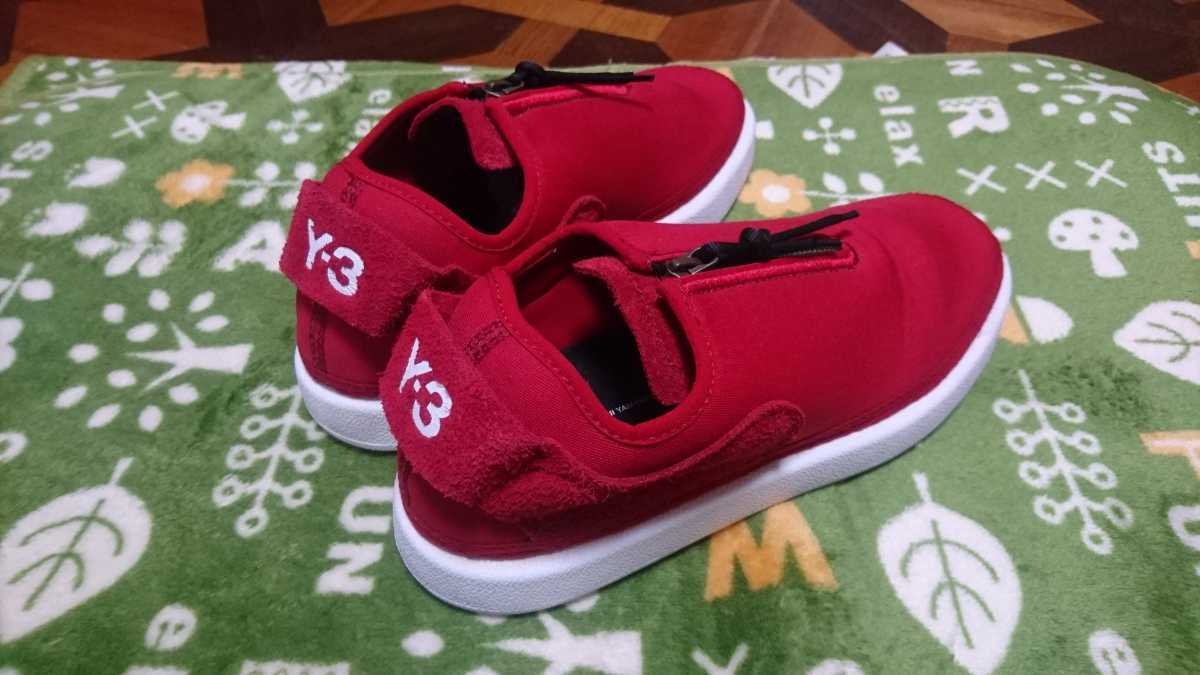 美品 Y3 YOHJIYAMAMOTO × adidas コラボ スニーカー レッド ワイスリー