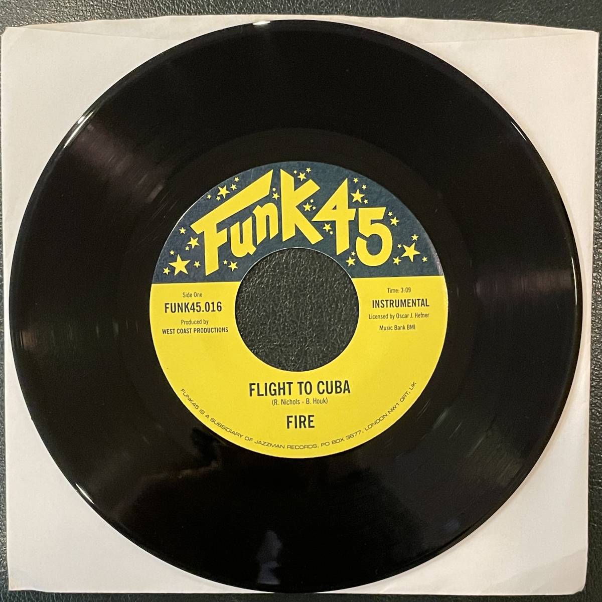 【中古・レコード】Fire / Flight To Cuba / Soul On Ice_画像1