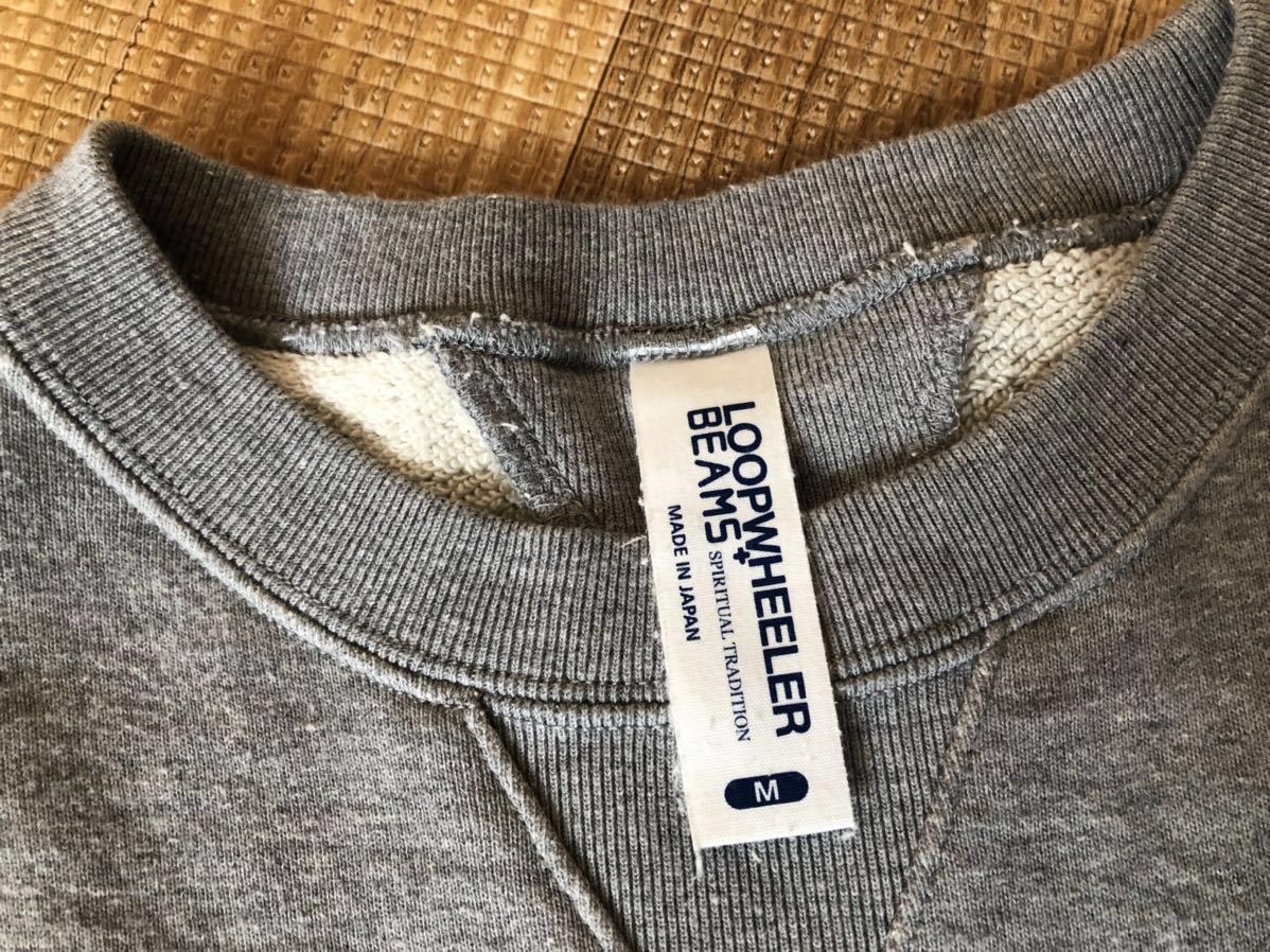 PayPayフリマ|LOOPWHEELER × BEAMS PLUS ループウィラー ビームスプラス 別注 クルーネック スウェット トレーナー SWEAT グレー 日本製 PayPayフリマ|LOOPWHEELER × BEAMS PLUS ループウィラー ビームスプラス 別注 クルーネック スウェット トレーナー SWEAT グレー 日本製