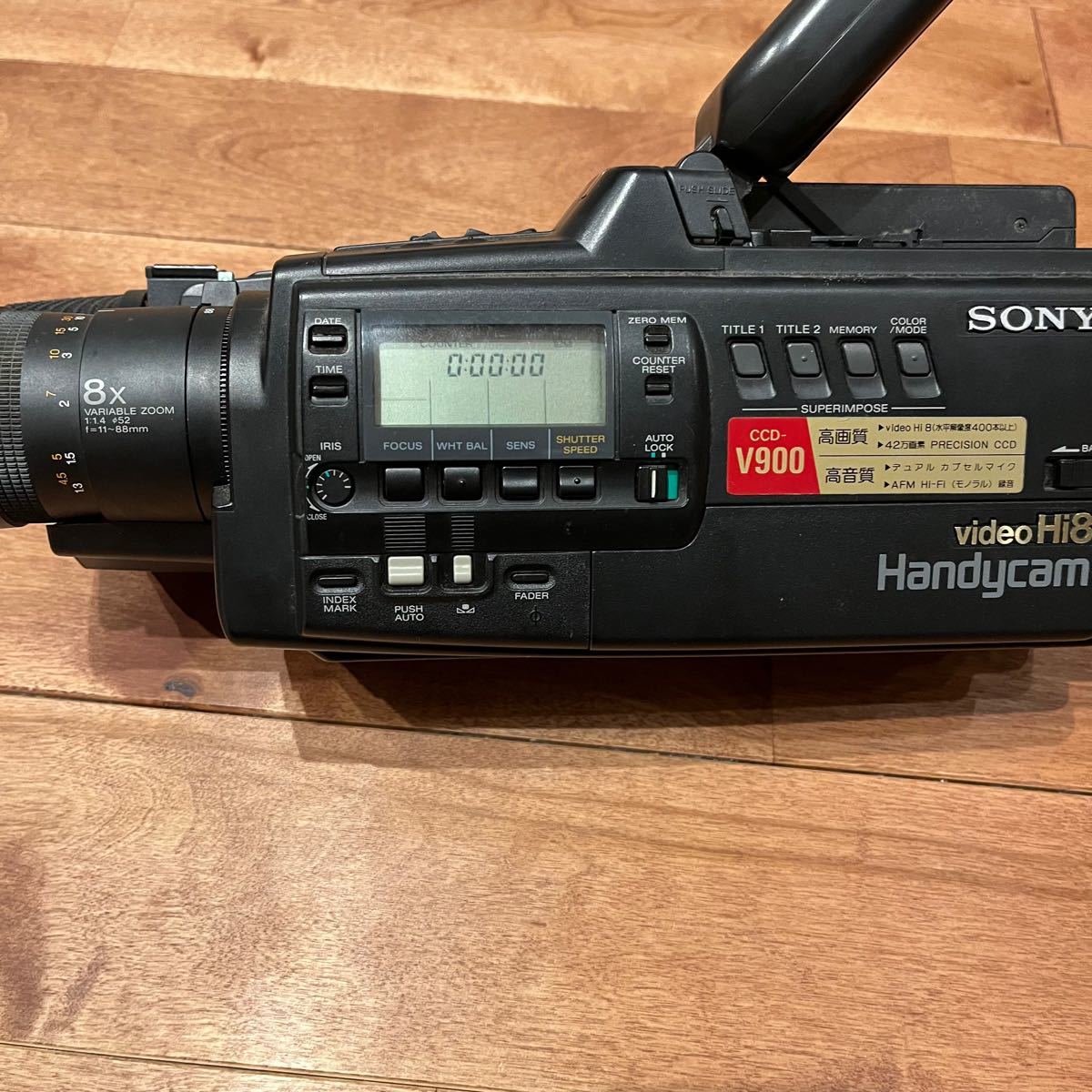 通電確認済み 即日発送】SONY CCD-V900 8mmビデオカメラ 通電確認済み 即日発送】SONY CCD-V900 8mmビデオカメラ