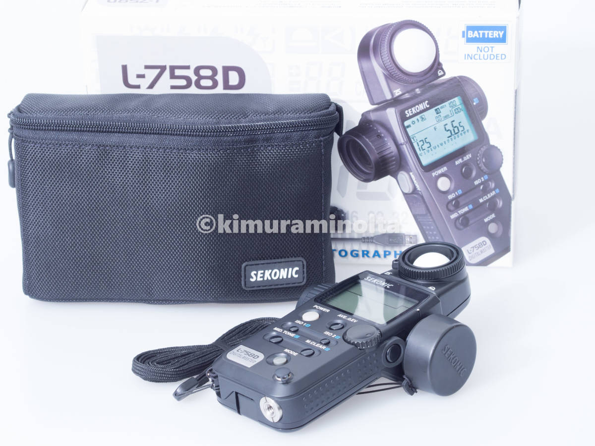 美品 セコニック SEKONIC L-758D DIGITAL MASTER デジタルマスター