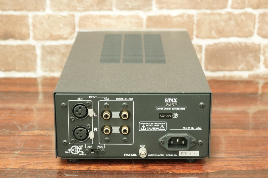 STAX SRM-727A スタックス ヘッドフォンアンプ ドライバーユニット 無帰還(NON-NFB)回路 #R07164 