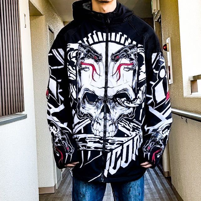 廃盤 4xl Icon Merc Vitriol Jacket D3o バイクジャケット アイコン マークビチュリオルジャケット ドクロ スネーク ブラック 廃盤 4xl Icon Merc Vitriol Jacket D3o バイクジャケット アイコン マークビチュリオルジャケット ドクロ スネーク ブラック