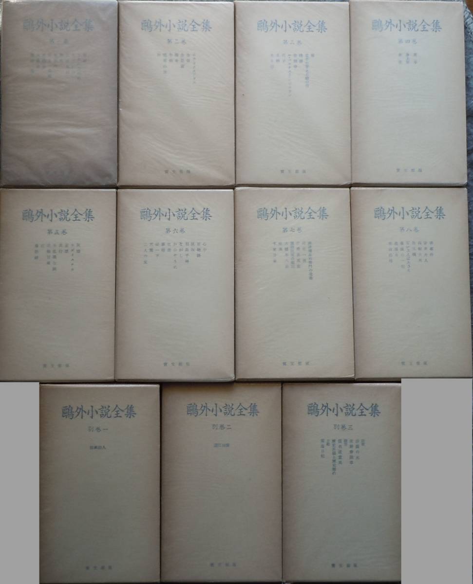 鴎外小説全集 全11巻 8巻 別巻3巻 森鴎外 寶文館 新書判 森鴎外 売買されたオークション情報 Yahooの商品情報をアーカイブ公開 オークファン Aucfan Com 鴎外小説全集 全11巻 8巻 別巻3巻 森鴎外 寶文館 新書判 森鴎外 売買されたオークション情報 Yahooの商品情報をアーカイブ公開 オークファン Aucfan Com