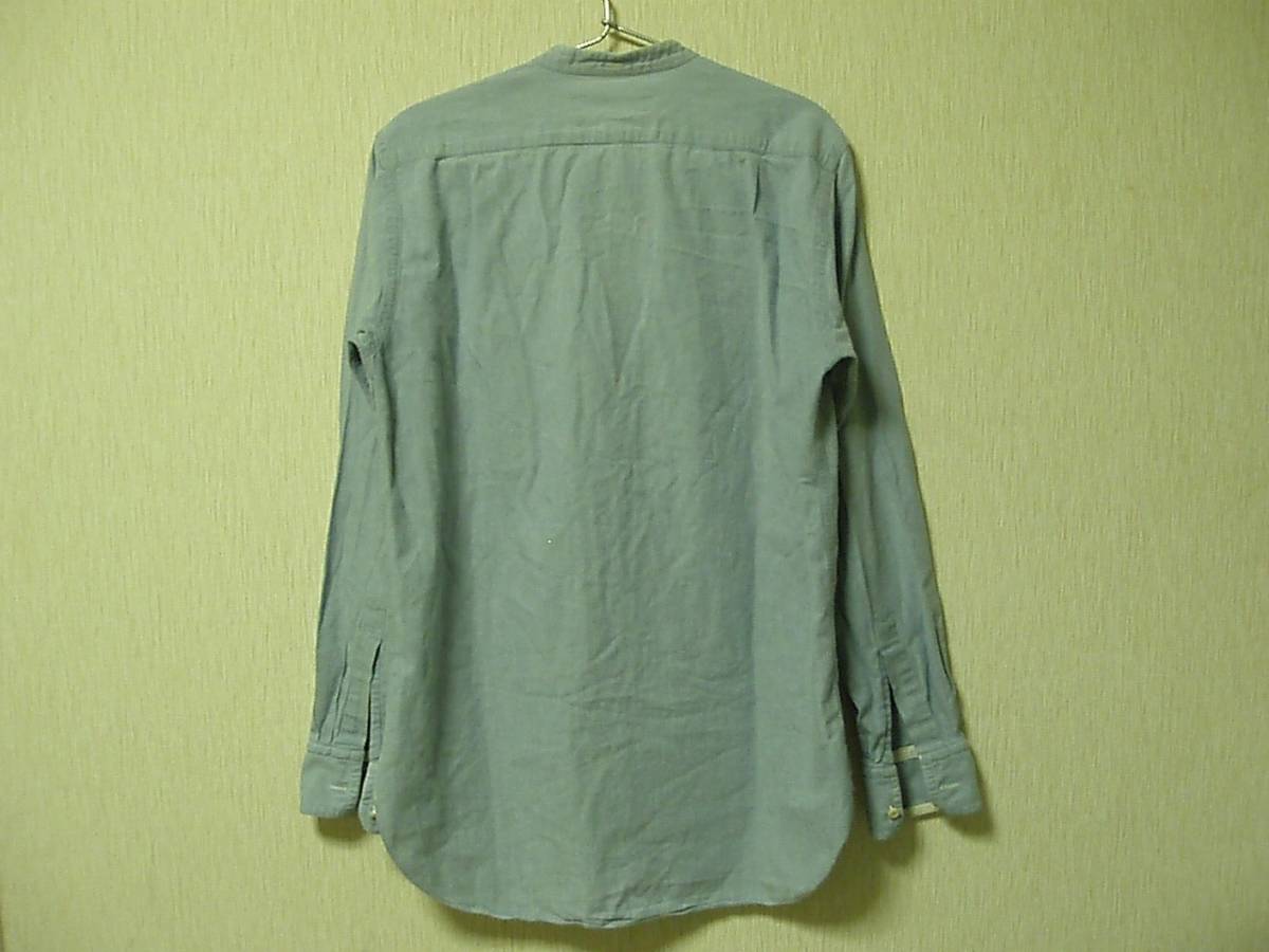 ●The FRANKLIN TAILORED フランクリンテーラード スタンドカラーシャツ 日本製_画像4