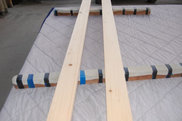木曽桧（天然材） ヒノキ 2本で9100円 角材 材木 新品 - 工具、DIY用品