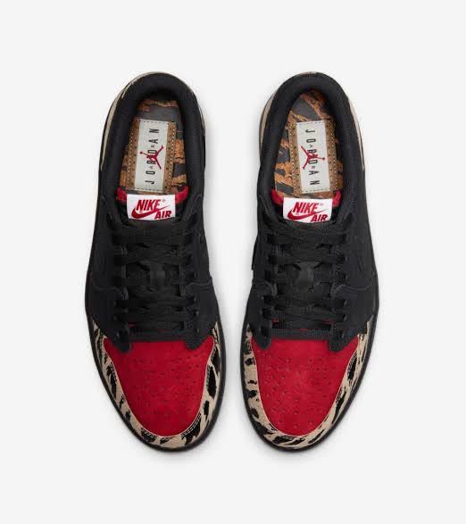 28.5cm Sole Fly Nike Air Jordan 1 Low Black and Sport Red ソールフライ ナイキ エアジョーダン1 ロー 新品 未使用 送料 無料