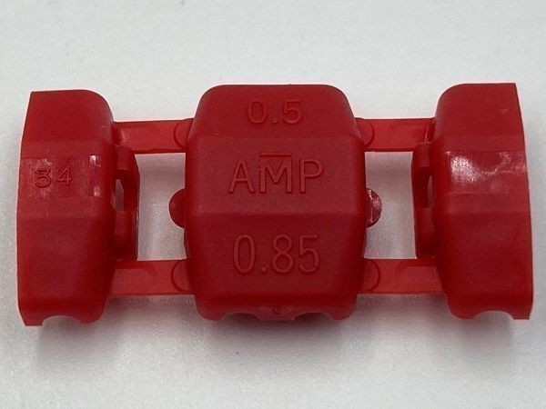 【AMP エレクトロタップ 赤 200個】 タイコエレクトロニクス製 スプライス 検索用) フリード ステップワゴン 配線 分岐 カプラー_画像2