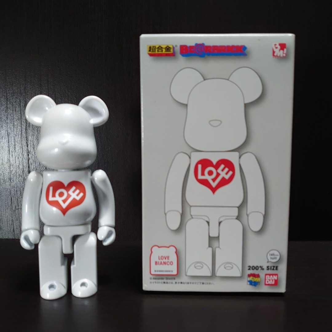 超合金 BE@RBRICK LOVE BIANCO 200％ MEDICOM TOY ( Alexander Girard ) ベアブリック  メディコムトイ アルキサンダー・ジラルド