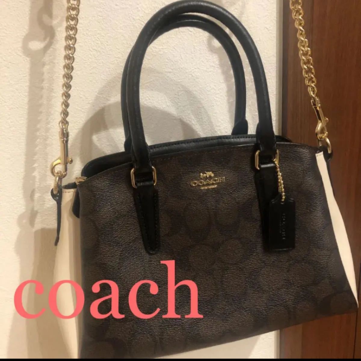 COACH コーチ 2way ショルダー ハンドバッグ 未使用に近い（¥20,500