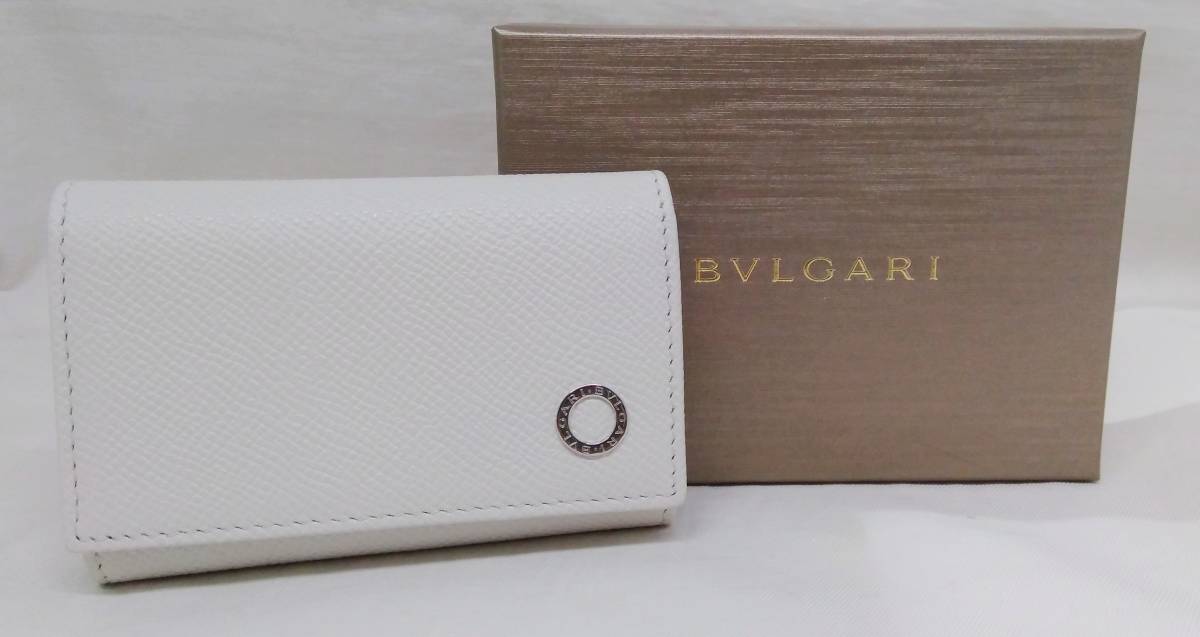 ブルガリ　キーケース　ホワイト　未使用品　BVLGARI