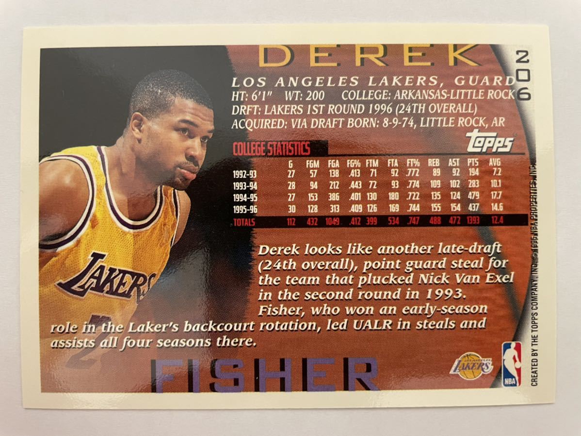 NBAカード　デレック・フィッシャー　DEREK FISHER 3枚セット【ROOKIEカード×3】_画像7