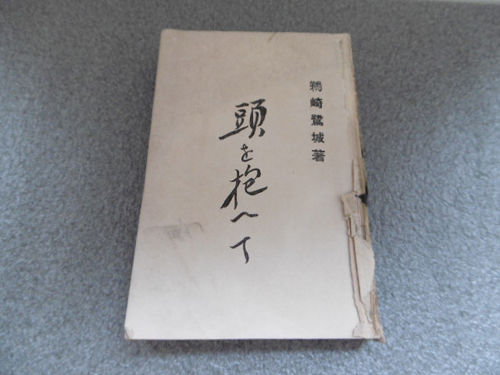 9e03283【戦前・希少本】頭を抱へて　鵜崎鷺城 著/興成館書店/大正4年/劣化強【メ便】_画像1