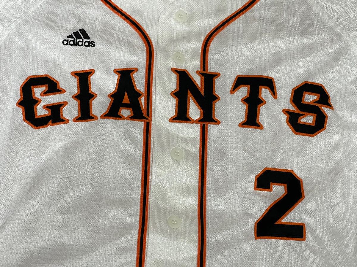  Yomiuri Giants small .. road large #2 actual use uniform adidas