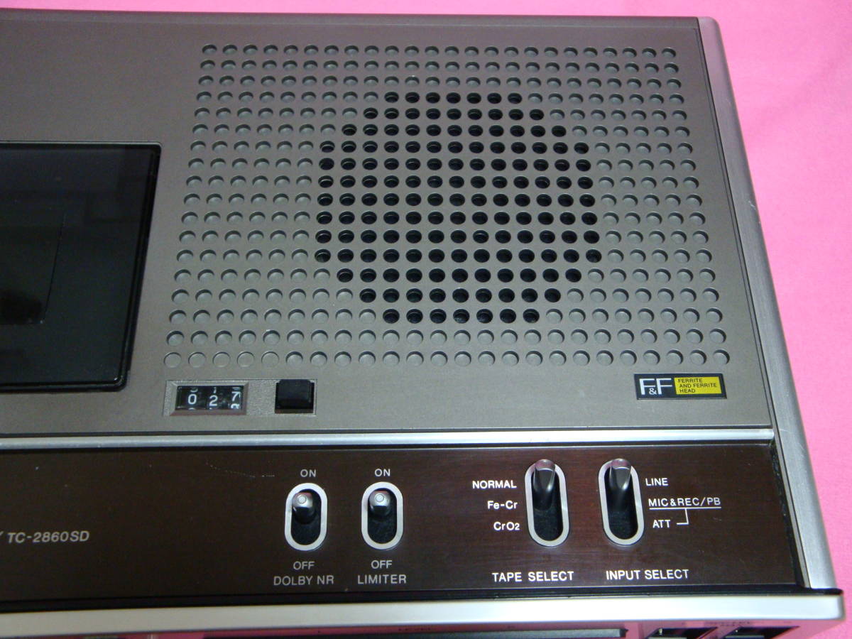☆ SONY デンスケ TC-2860SD カセットレコーダー 作動品