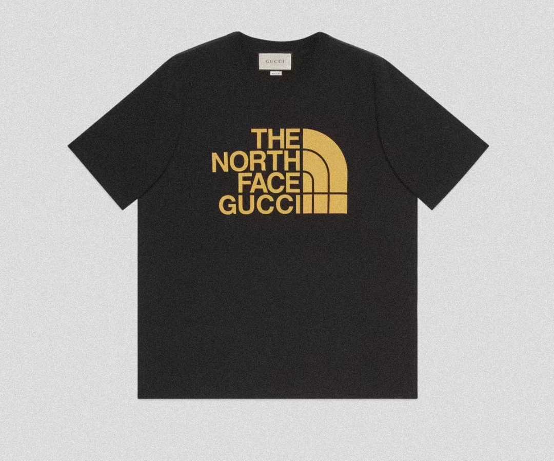 gucci north face グッチ ノースフェイス Tシャツ L 商品细节 | 雅虎