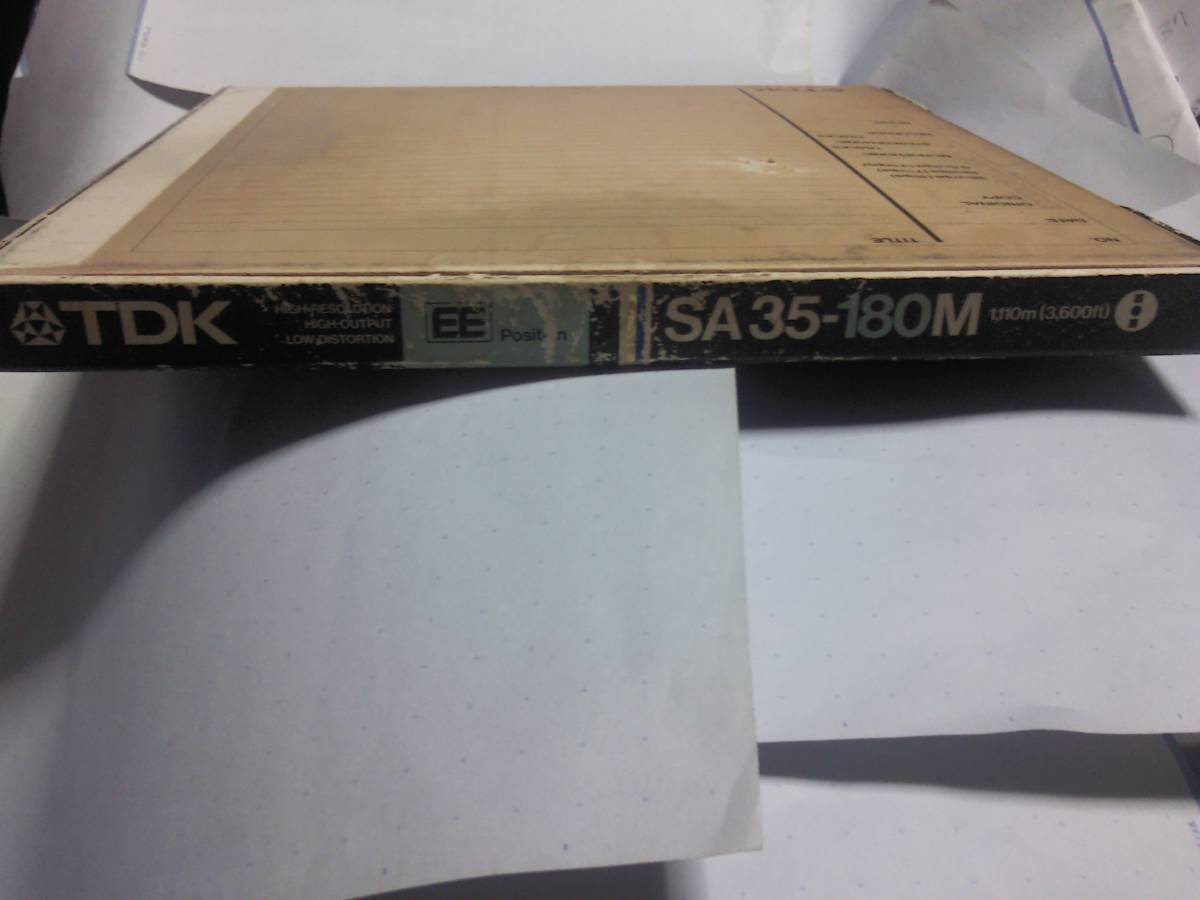 TDK オープンリールテープ 10号 SA 35 /180M 3 600ft 10インチ メタルリール  EE-Position（ポジション)＜2セット＞ 値下げ