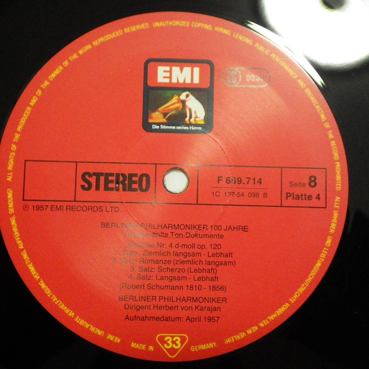 独EMI F669 711-15 ベルリンフィル /BERLINER PHILHARMONIKER 100Jahre 赤盤5LPbox_画像4