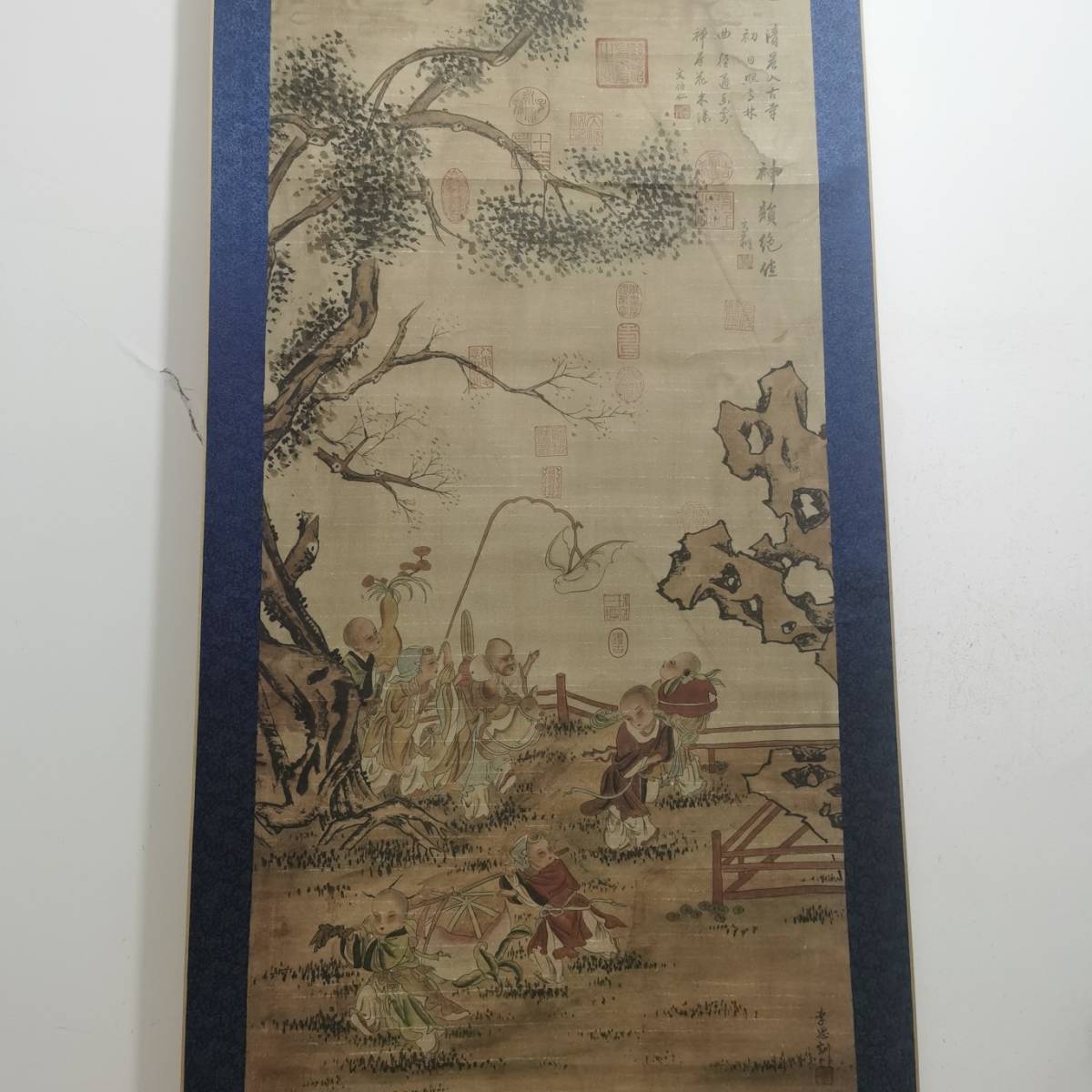 【典藏*字画*人物圖*李思訓】書法画 超美品 書画 古賞物 中国時代美術_画像2