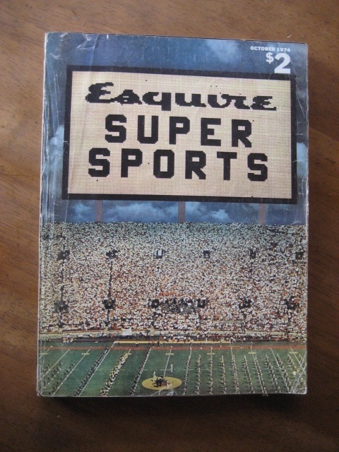 洋雑誌 ESQUIRE(エスクァイア) SUPER SPORTS ISSUE アメリカ版 OCTOBER 1974年(10月)号_洋雑誌 ESQUIRE 1974 表紙