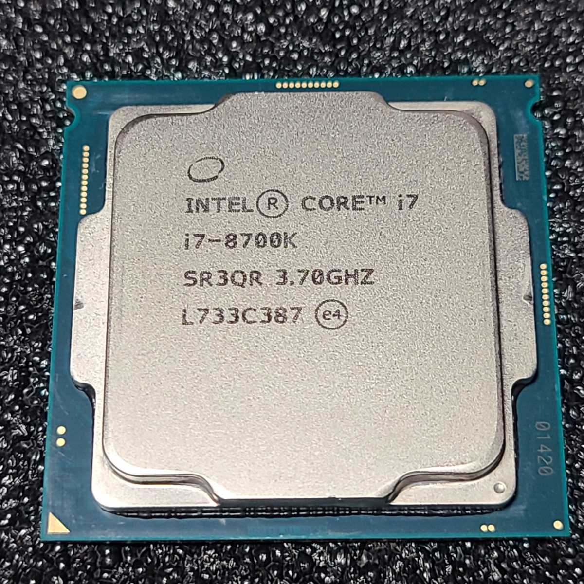 無条件！特別価格】 CPU Intel Core i7 8700K 3.7GHz PCパーツ インテル 動作確認