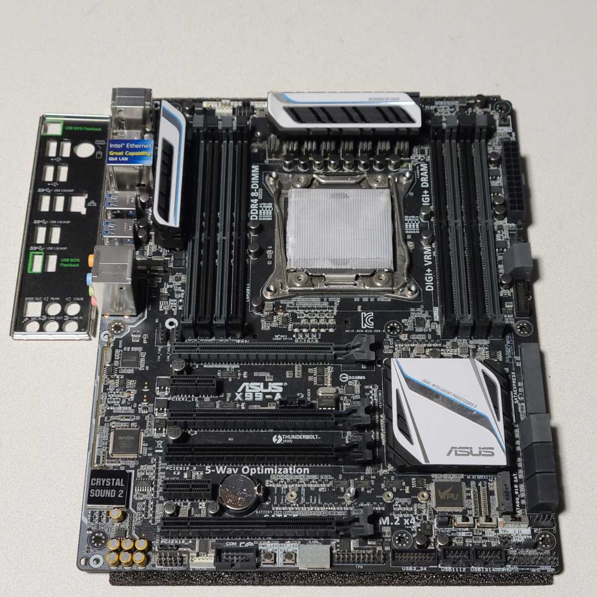 動作品Asus X99-S しあがる LGA 2011+IOパネル 動作品Asus X99-S しあがる LGA 2011+IOパネル