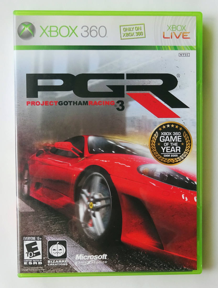 プロジェクト ゴッサム レーシング3 PGR PROJECT GOTHAM RACING PGR3 Game of the Year 北米版 ★ XBOX 360 / XBOX ONE / SERIES X