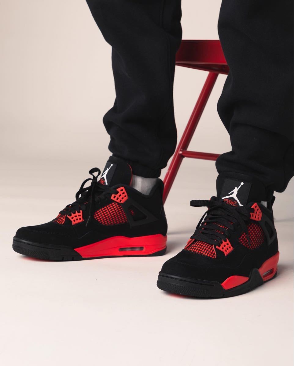 メンズ NIKE "レッド サンダー/クリムゾン"の通販 by KSKshop|ナイキならラクマ ナイキ エアジョーダン4 ナイキ エアジョーダン AIR JORDAN エアジョーダン