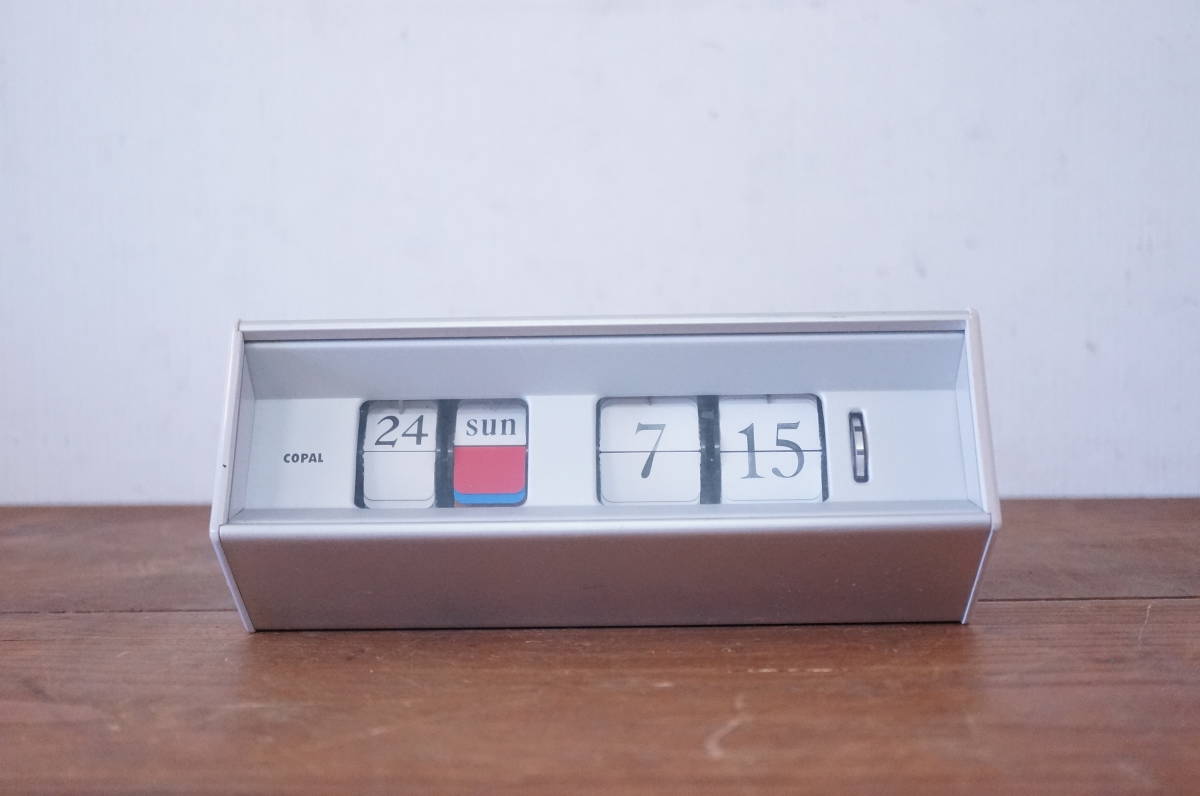 動作品 COPAL コパル 601 パタパタ時計 置時計 日本製 昭和レトロ 追加