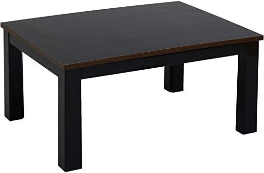 3ブラック・長方形 ×cm 山善 こたつ テーブル 長方形 ×cm リバーシブル天板 中間入切スイッチ ブ