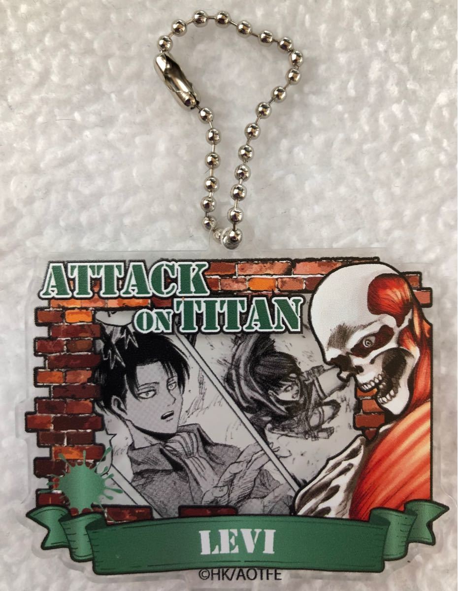 進撃の巨人・リヴァイのアクリルキーホルダー2個セット きゃら 進撃の巨人・リヴァイのアクリルキーホルダー2個セット きゃら