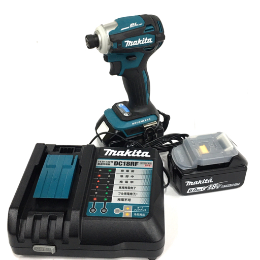 有名な高級ブランド 新品同様 未使用 マキタ 電動工具 6.0Ah 18V 充電 東京都内の店舗 【新品未使用】マキタ 充電式インパクトドライバー TD172DRGX ブルー 工具/メンテナンス