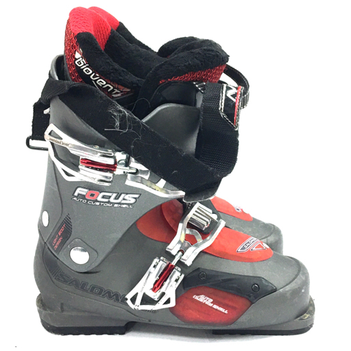 1円 サロモン 27.5cm フォーカス FOCUS AUTO CUSTOM SHELL メンズ 男性用 スキーブーツ スキー靴 ケース付き SALOMON