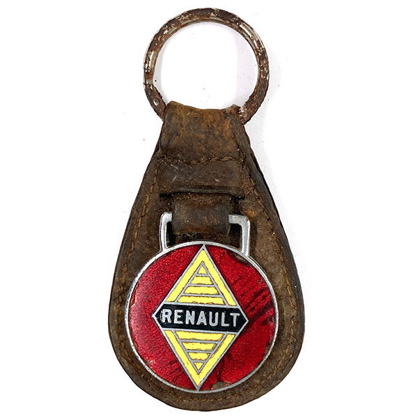  Renault Vintage кожа брелок для ключа RENAULT Vintage Leather Key Chain ключ машина Франция машина . машина Holder Fob Automobile