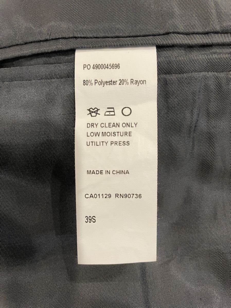 【美品】　Calvin Klein　カルバンクライン　テーラードジャケット　スーツ　ブレザー　ブラック　39S　メンズ　フリーサイズ_画像7