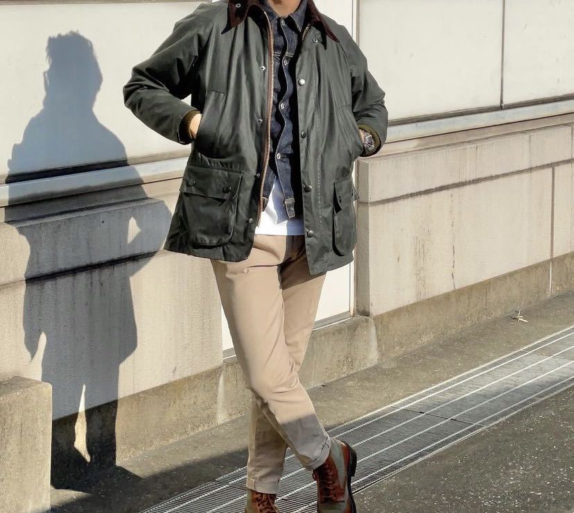 Yahoo!オークション   バブアー barbour ビデイル BEDALE  ス