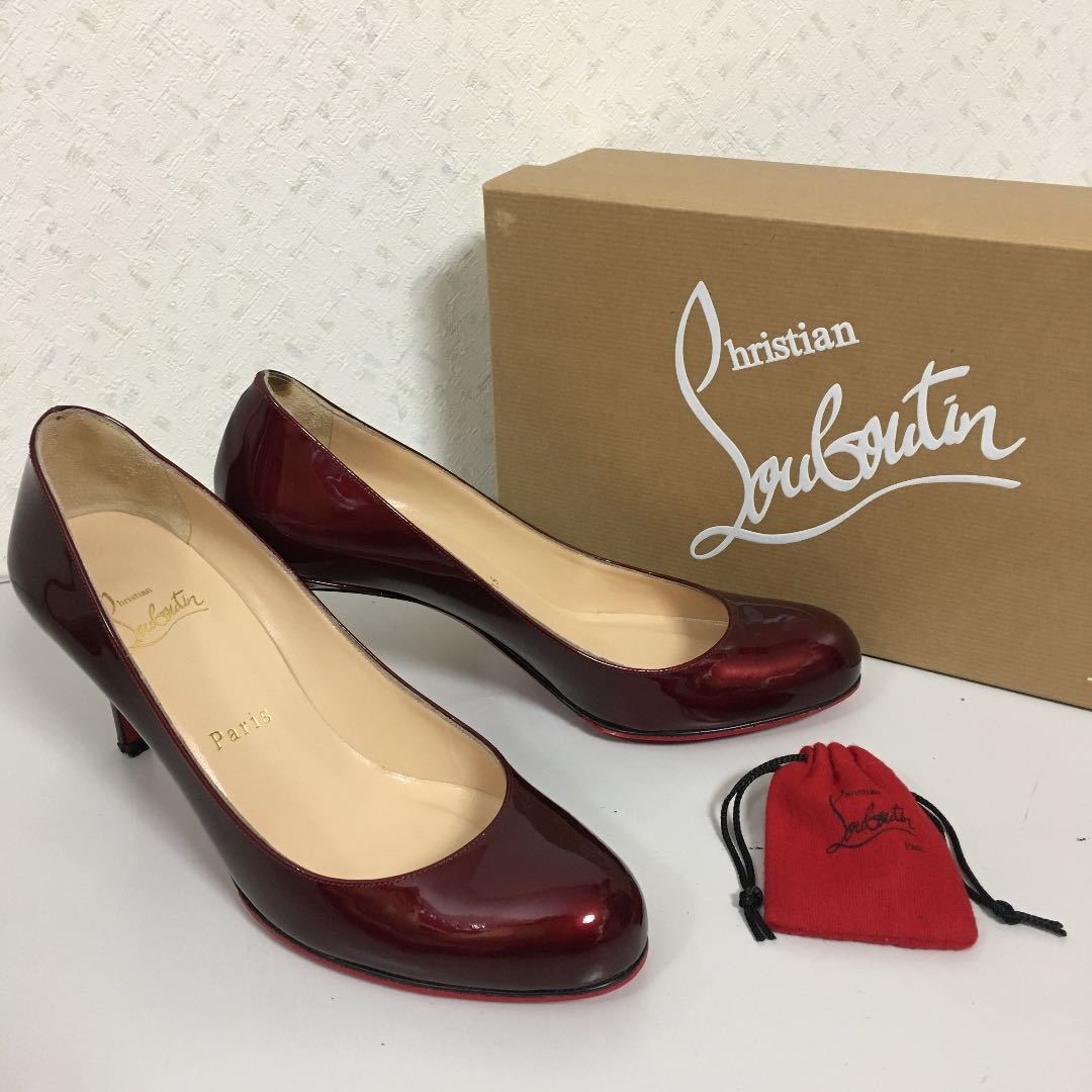 シューズ Christian Louboutin - 美品！クリスチャンルブタン パテント