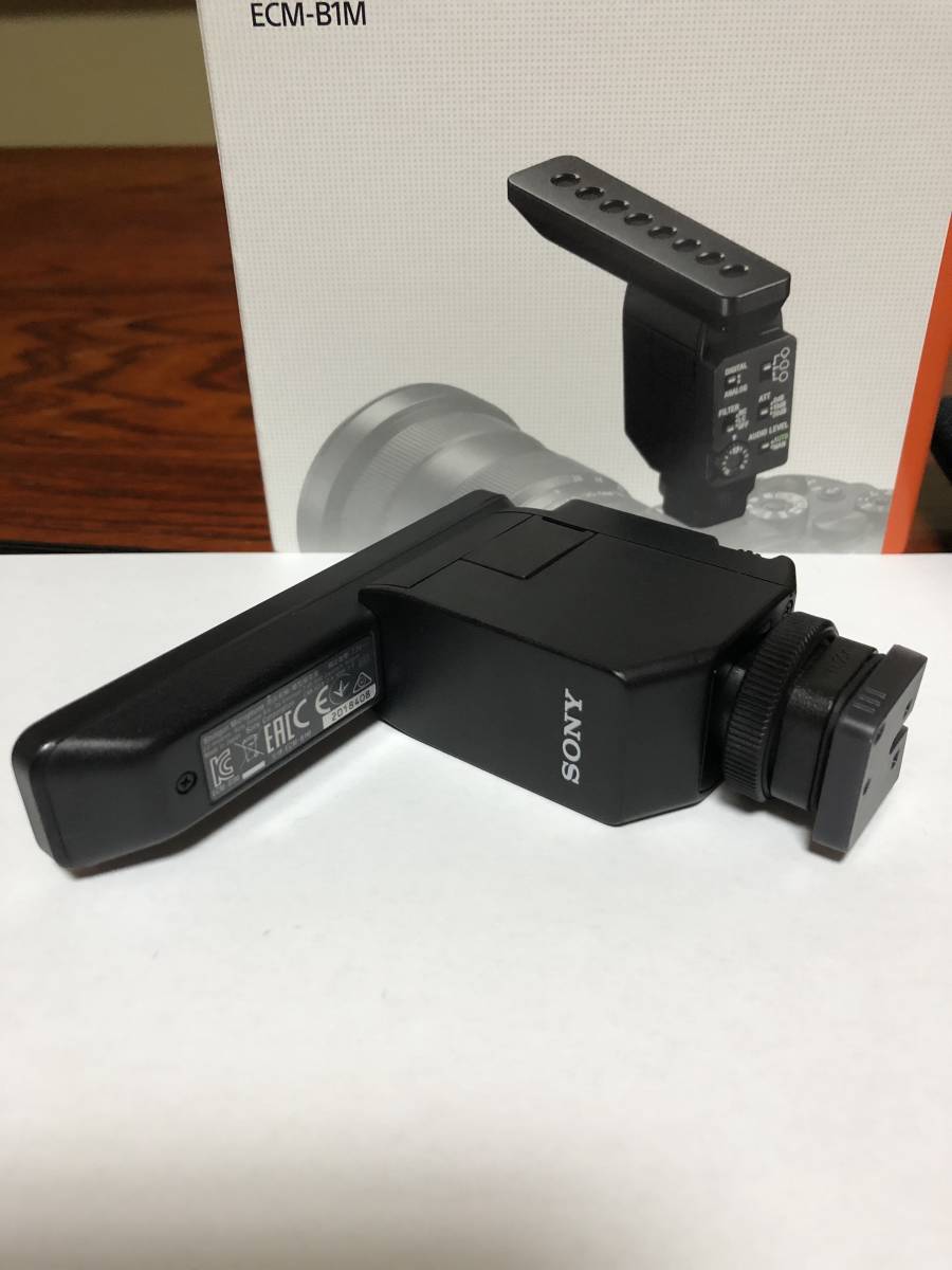 SONY ECM-B1M ソニー 神マイク ショットガンマイクロフォン 美品 2回程