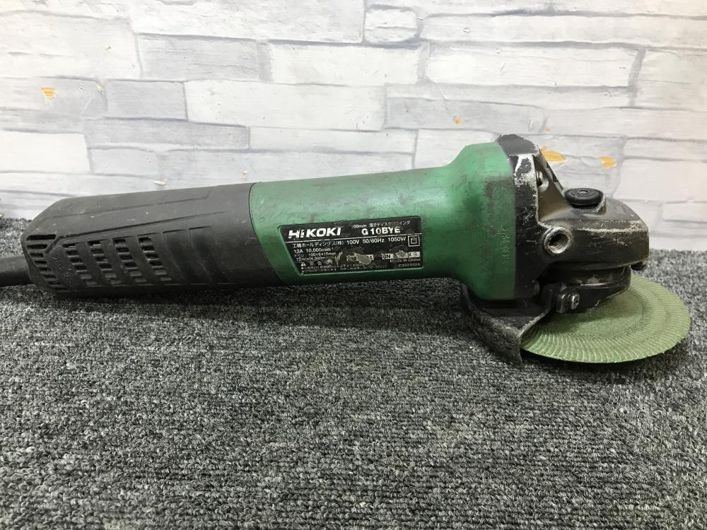 のサイズで➷ HiKOKI(ハイコーキ) 電子ディスクグラインダ G10BYE 100V